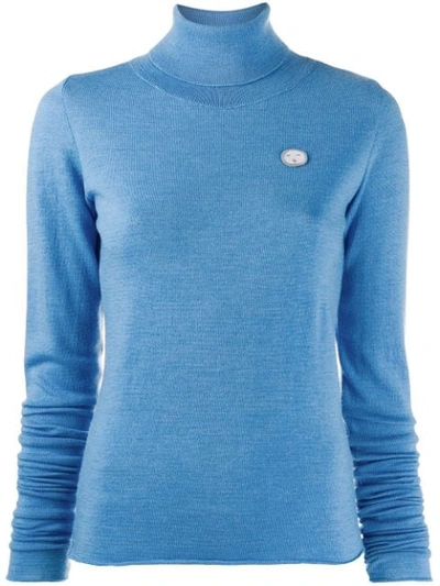 Société Anonyme Turtleneck Sweatshirt In Blue