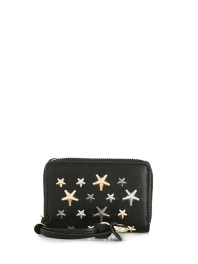 Jimmy Choo Nellie Coin Purse In Black