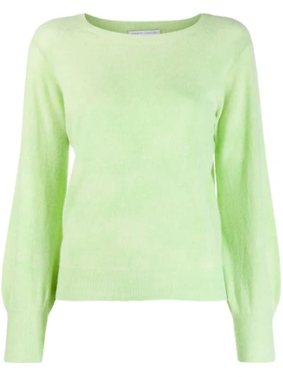 Société Anonyme Fine Knit Sweatshirt In Green