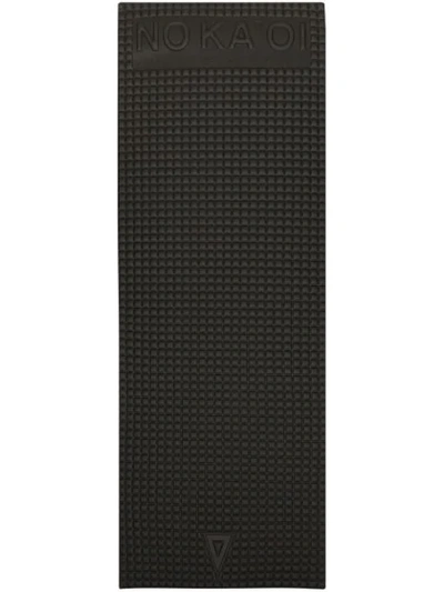 No Ka'oi No Ka' Oi Black Gummed Yoga Mat