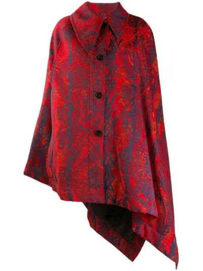 Vivienne Westwood Cape-style Coat In Red