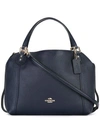 Coach Removable Strap Tote In Blue