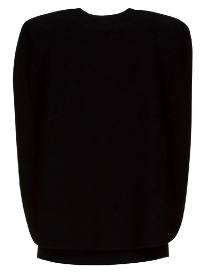 Givenchy Cape Blouse In Crepe In Nero