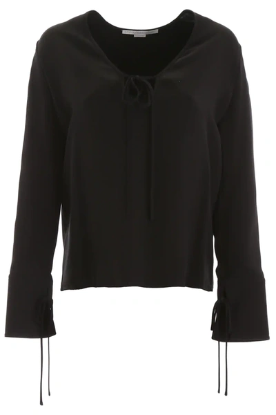 Stella Mccartney Top With Laces In Black