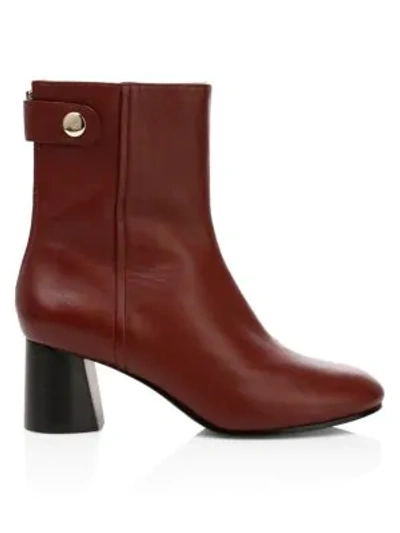 Joie Ramet Leather Ankle Boots In Bordeaux