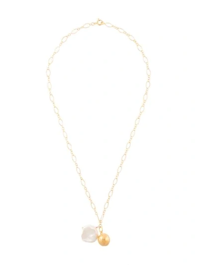Alighieri The Moon Fever Gold-plated Pearl Necklace