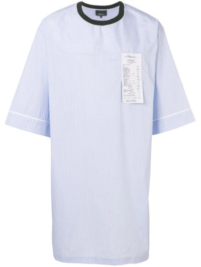 3.1 Phillip Lim Oversized Sleeping T-shirt In Blue