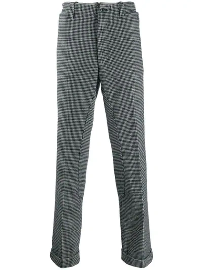 Levi's Houndstooth Drop-crotch Trousers In Black