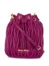 Miu Miu Matelassé Bucket Bag In F0592 Dalia