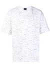 3.1 Phillip Lim / フィリップ リム Boxy T-shirt – Receipt Print In White