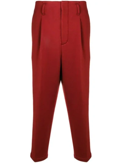 3.1 Phillip Lim / フィリップ リム Cropped Pleated Trouser In Red
