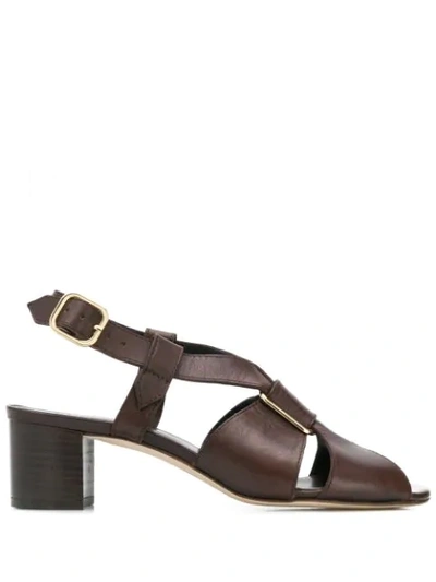 Apc Jessica Sandals In Brown