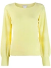 Société Anonyme Crew Neck Jumper In Yellow