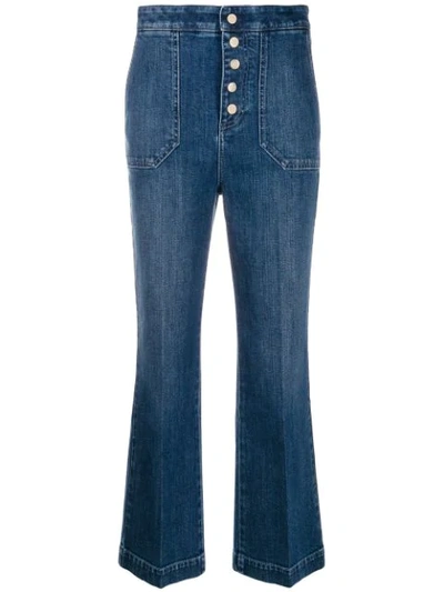 Stella Mccartney Button-front Jeans In 4401 Blue