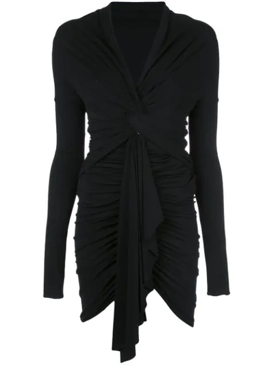 Alexandre Vauthier Knotted Dress In Black