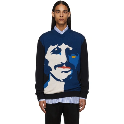 Stella Mccartney All Together Now Ringo Starr Jumper In Blue