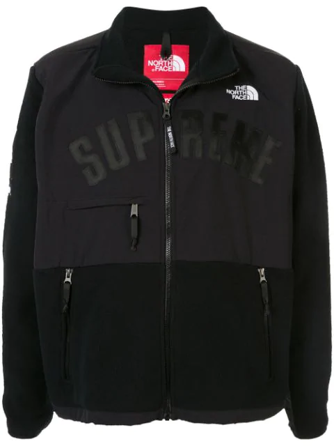 Supreme X The North Face Fleece Jacket In Black | ModeSens