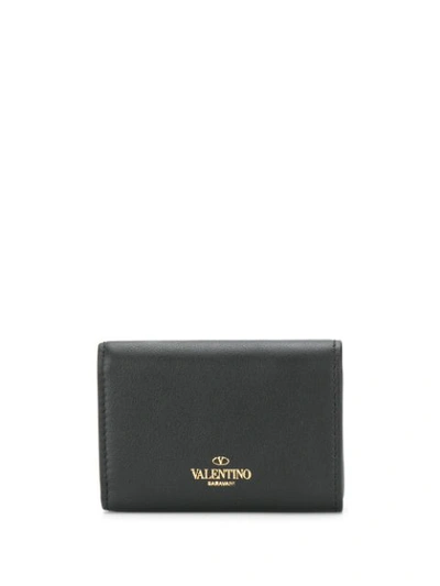 Valentino Garavani Rockstud Wallet In Black