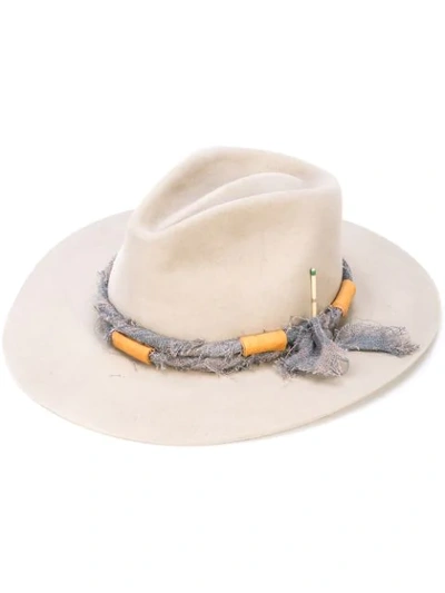 Nick Fouquet Fedora Hat In Grey