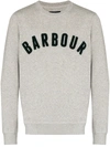 Barbour Prep Logo-patch Sweatshirt In Grey
