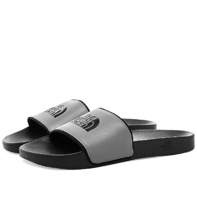 The North Face Base Camp Sliders Grey In Silver