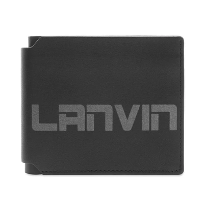 Lanvin Logo Billfold Wallet In Black