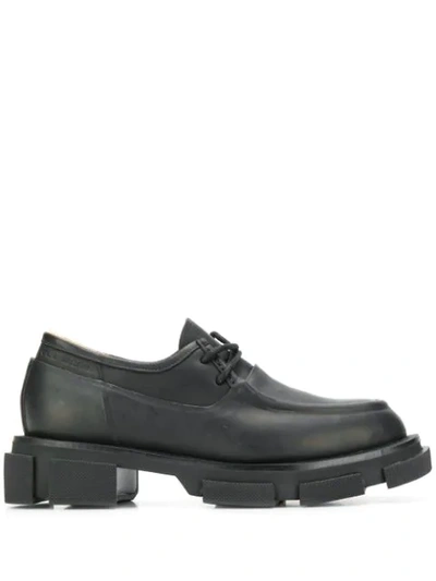 Clergerie Bigup Lace-up Shoes In Black