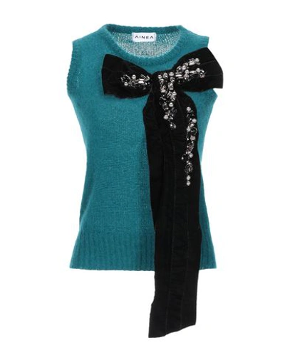 Ainea Sweater In Deep Jade