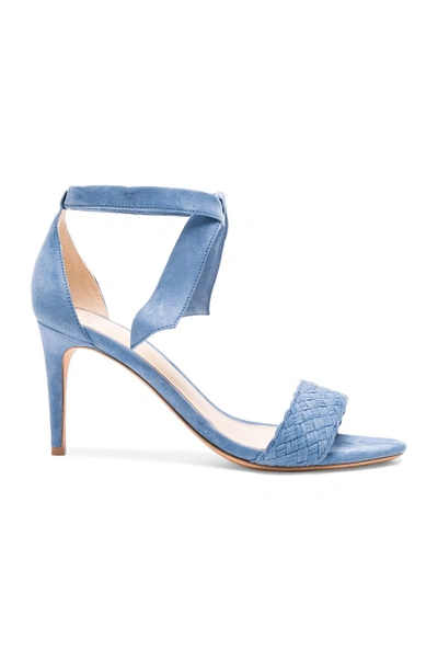 Alexandre Birman Suede Rosemarie Heels In Blue. In Marine