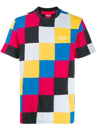 Supreme patchwork pique store tee