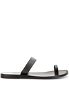 Pedro Garcia Zarina Flip-flops In Black