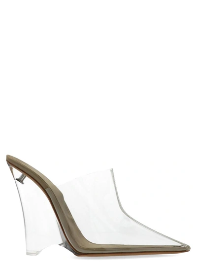 Yeezy Transparent Pvc Pointed Toe Mules