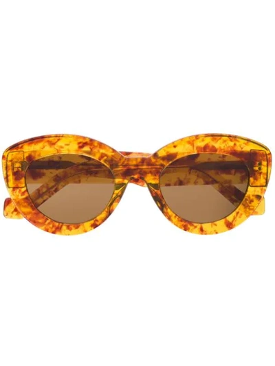 Loewe Cat-eye Tortoiseshell-acetate Sunglasses In Brown