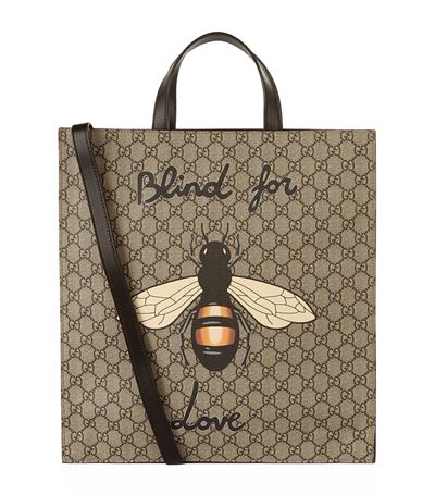 bee print soft gg supreme tote
