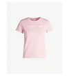 Helmut Lang Baby Logo-embroidered Cotton-jersey T-shirt In Pale Pink
