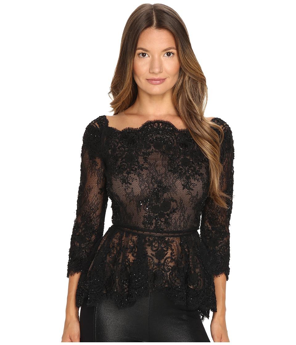 beaded peplum top