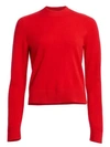 Rag & Bone Logan Cashmere Sweater In Rouge Red