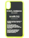 Dolce & Gabbana Iphone X Phone Case In Black