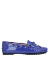 Tod's Loafers In Dark Purple