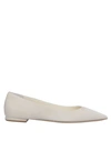 Deimille Ballet Flats In Ivory