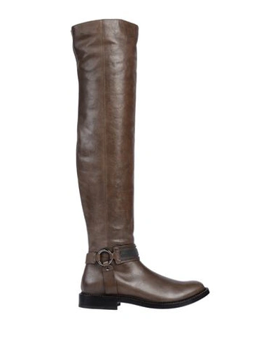 Brunello Cucinelli Boots In Cocoa