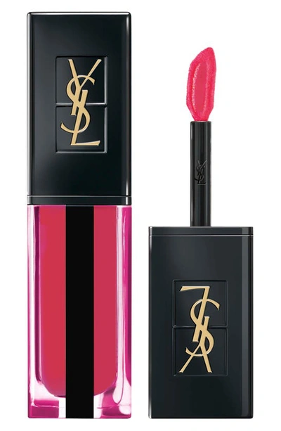 Saint Laurent Water Stain Lip Stain 608 Flot De Fuchsia 0.2 oz/ 5.9 ml