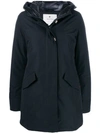 Woolrich Padded Coat In Blue