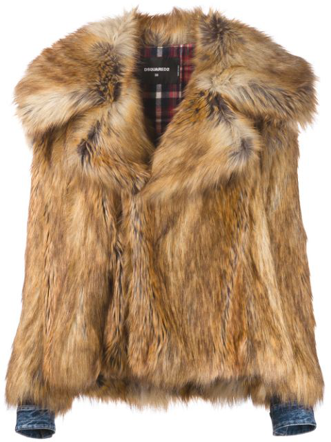 sleeveless fur jacket