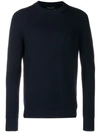 Roberto Collina Crew Neck Sweater In Blue