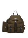 Prada Flap Pocket Backpack - Green