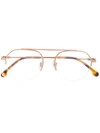 Carrera Round Glasses In Gold