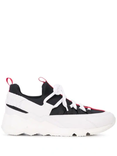 Pierre Hardy Trek Comet Sneakers In White