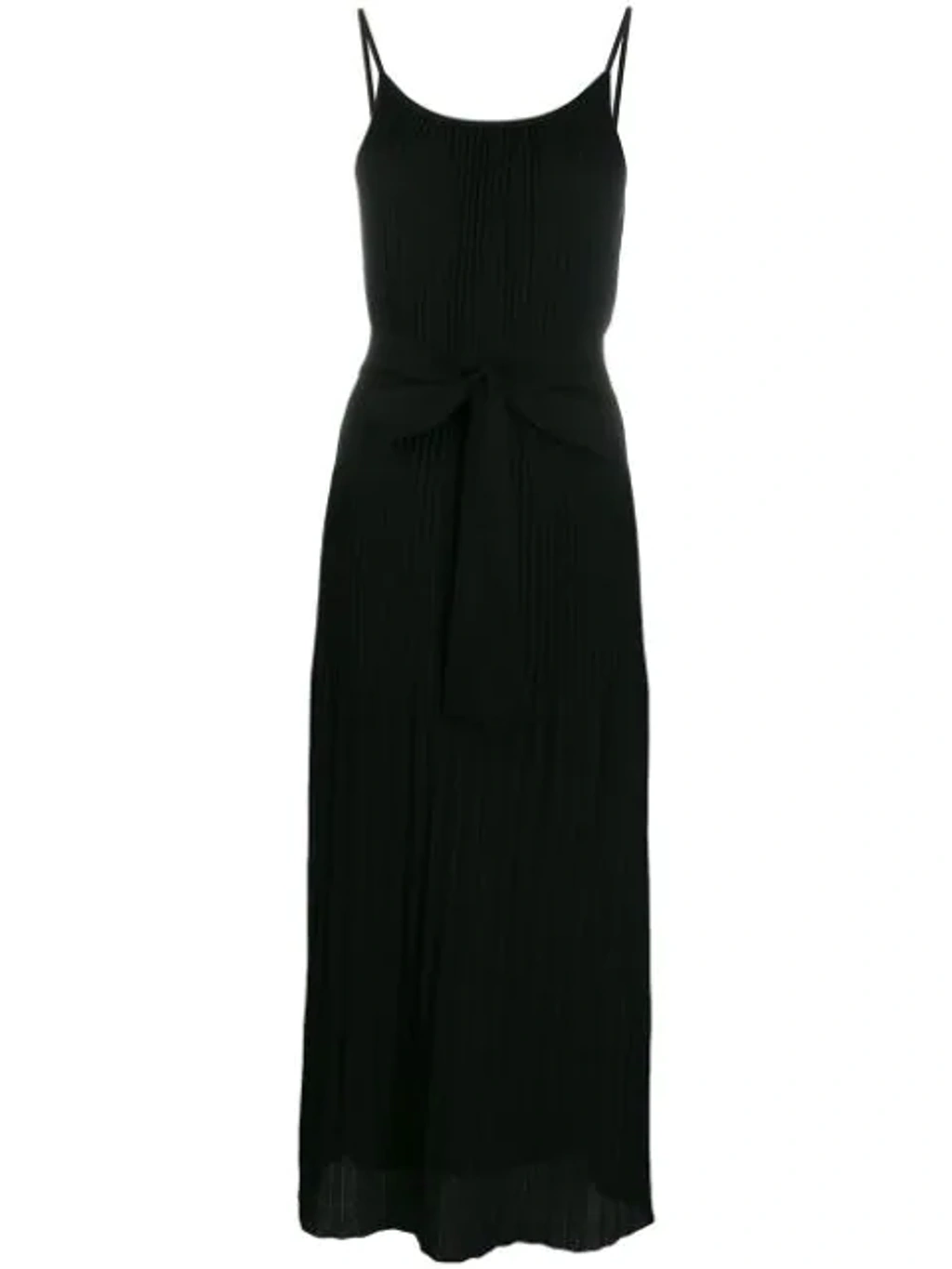 theory pleated tank dress Textured Satin Pleated Combo Dress| Theory