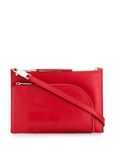 Rick Owens Small Cross Body Bag In Red